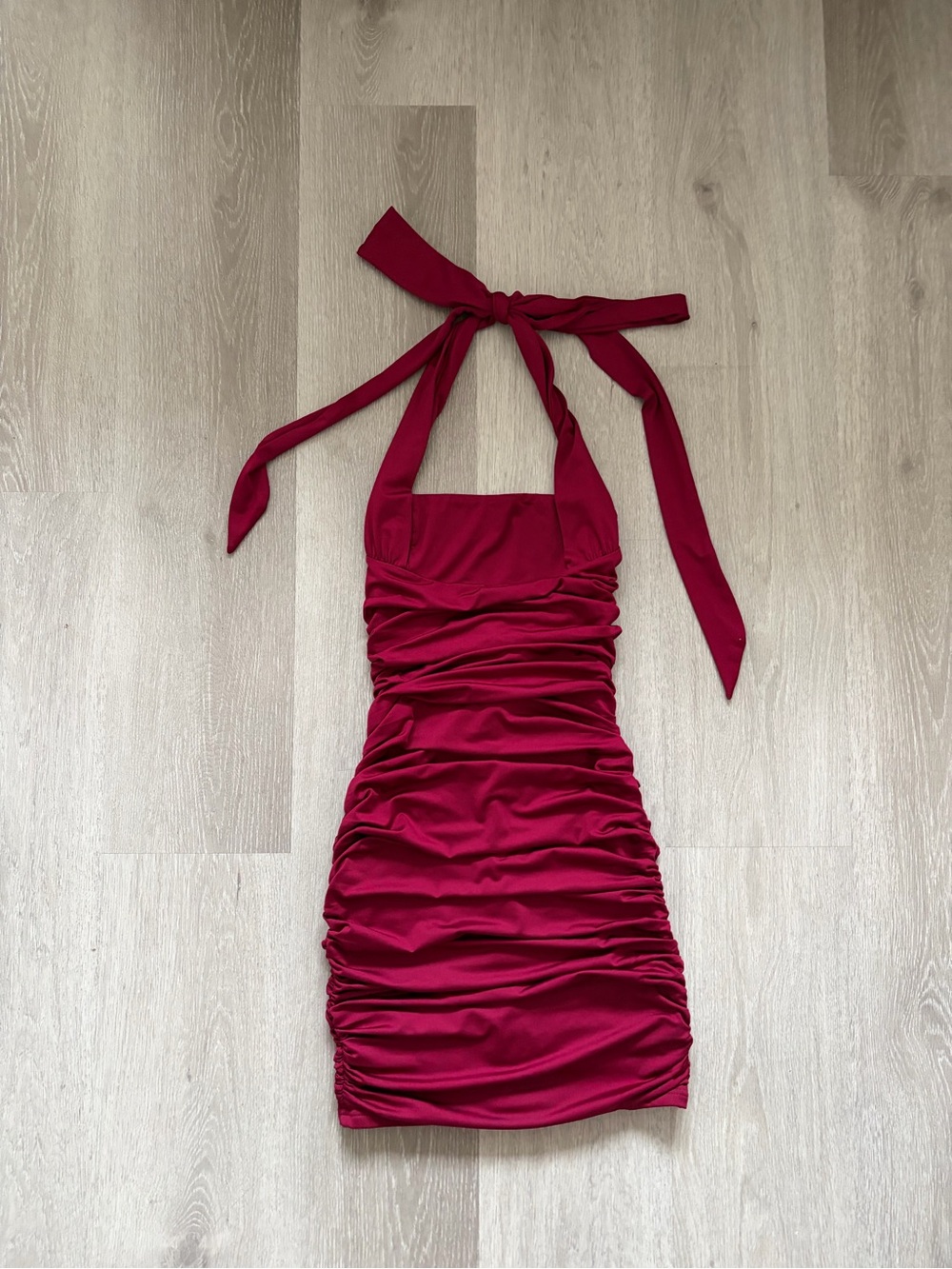 Lucy In The Sky Red Mini Bodycon Dress